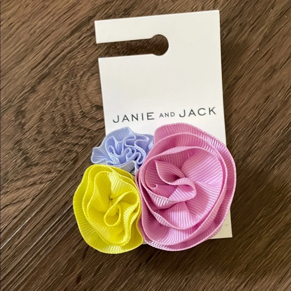 Janie and Jack Hairpin Girls Size One Fit NWT